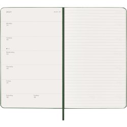 Moleskine 2026 Kalender | H | Uge | L | Grøn