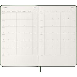 Moleskine 2026 Kalender | H | Uge | L | Grøn