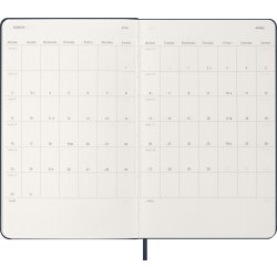 Moleskine 2026 Kalender | H | Uge | L | Blå