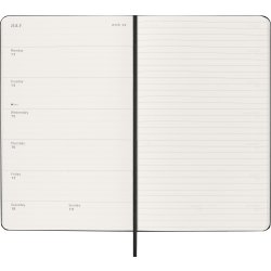 Moleskine 2026 Kalender | H | Uge | L | Sort