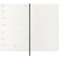 Moleskine 2026 Kalender | S | Uge | L | Grøn