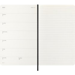 Moleskine 2026 Kalender | S | Uge | L | Sort