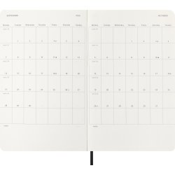 Moleskine 2026 Kalender | S | Uge | L | Sort