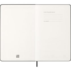 Moleskine 2026 Kalender | H | Uge v. | L | Sort