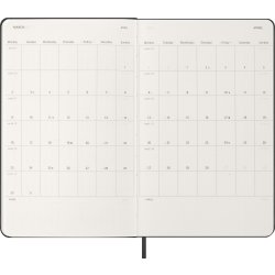 Moleskine 2026 Kalender | H | Uge v. | L | Sort
