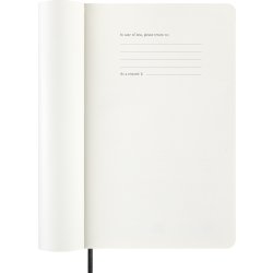 Moleskine 2026 Kalender | S | Uge h. | L | Sort