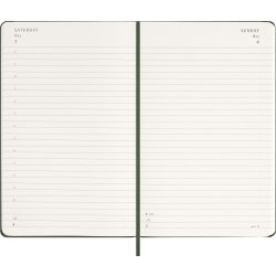 Moleskine 2026 Kalender | H | Dag | L | Grøn