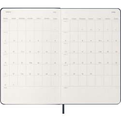 Moleskine 2026 Kalender | H | Dag | L | Blå