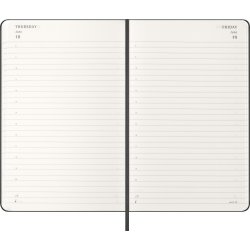 Moleskine 2026 Kalender | H | Dag | L | Sort