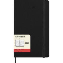 Moleskine 2026 Kalender | H | Dag | L | Sort