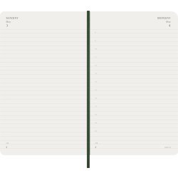 Moleskine 2026 Kalender | S | Dag | L | Grøn