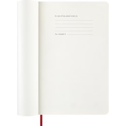 Moleskine 2026 Kalender | S | Dag | L | Rød