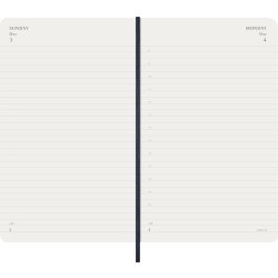 Moleskine 2026 Kalender | S | Dag | L | Blå