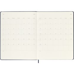 Moleskine 2026 Kalender | H | Uge | XL | Blå