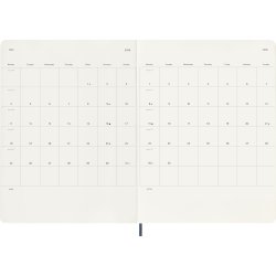 Moleskine 2026 Kalender | S | Uge | XL | Blå