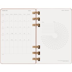Moleskine 2026 Kalender | Spiral | Uge | L | Beige