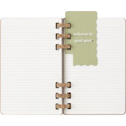 Moleskine 2026 Kalender | Spiral | Uge | L | Beige