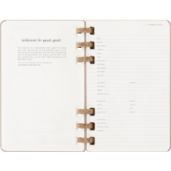 Moleskine 2026 Kalender | Spiral | Uge | L | Beige