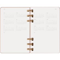 Moleskine 2026 Kalender | Spiral | Uge | L | Beige