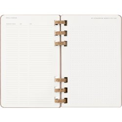 Moleskine 2026 Kalender | Spiral | Uge | L | Beige