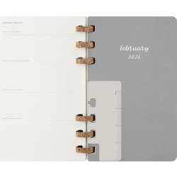 Moleskine 2026 Kalender | Spiral | Uge | L | Sort