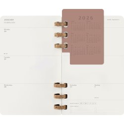 Moleskine 2026 Kalender | Spiral | Uge | L | Sort