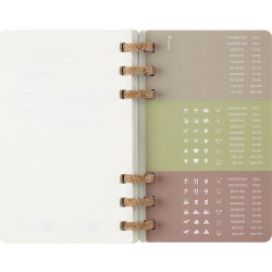 Moleskine 2026 Kalender | Spiral | Uge | L | Sort