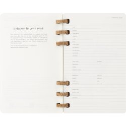 Moleskine 2026 Kalender | Spiral | Uge | L | Sort