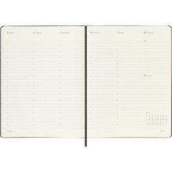 Moleskine 2026 Kalender | H | Uge Pro v. | XL