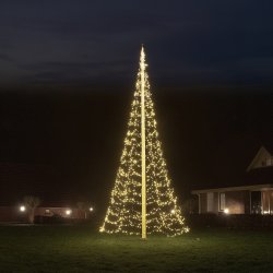 Starlight lysekæde til flagstang, 6 m, 2000 LED