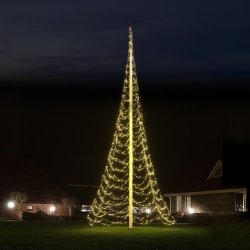 Starlight lysekæde, flagstang, 10 m, 4000 LED