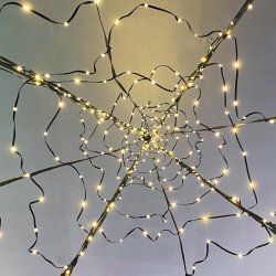 DEMO: Starlight lyskæde, flagstang, 8 m, 2000 LED