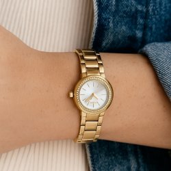 DKNY Eastside Mini Dameur Ø28 mm, guld