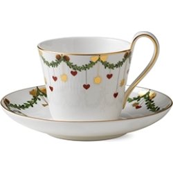 Royal Copenhagen Stjerne Jul Højhankkop m/Underkop
