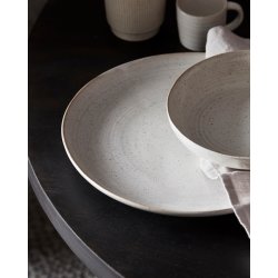 House Doctor rustik hvid tallerken, Ø28,50 cm