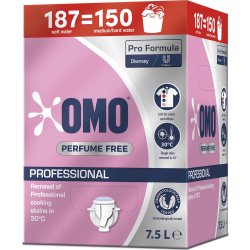 Omo Pro Parfumefri Flydende Vaskemiddel | 7,5 L