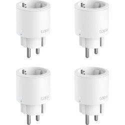 4-pack TP-Link Tapo energiförbruksmätare, vit