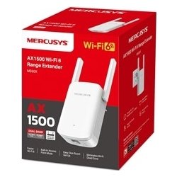 Mercusys AX1500 Wi-Fi 6 Netværksforlænger, hvid