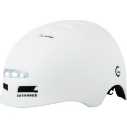 GoRunner Cykelhjälm, Str. M - 55-58 cm, vit