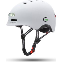 GoRunner Cykelhjelm, Str. S - 51-54 cm, hvid