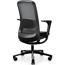 Håg Sofi 7500, netryg, sort, 200mm gas, m/armlæn