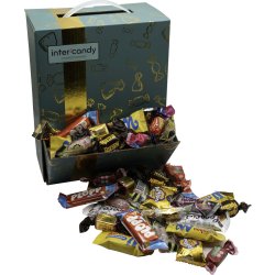 Mixbox Display, Chokolade og Slik, 1400 g