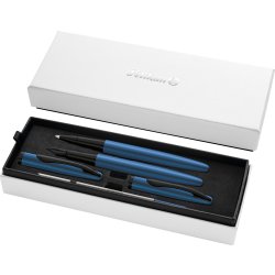 Pelikan Noble Elegance Sæt, Fyl/Rol, aquamarin