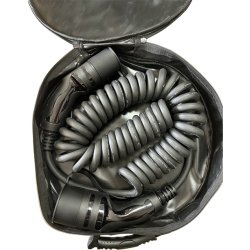 Avant Spiralladekabel type-2 3-faset 5 meter, sort