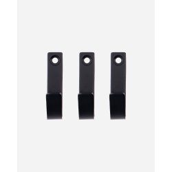 Meraki krokar, 3 st, borstad svart finish