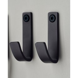 Meraki Knage, 3stk, børstet sortfinish