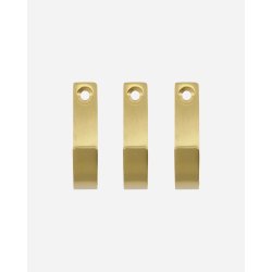 House Doctor Knage, 3stk, børstet messing-finish