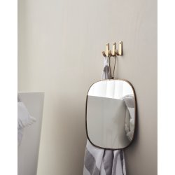 House Doctor Knage, 3stk, børstet messing-finish