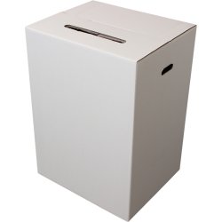 Valgkasse | 540x450x750 | Hvid uden tryk