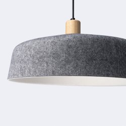 Felta Pendel filtlampe, grå